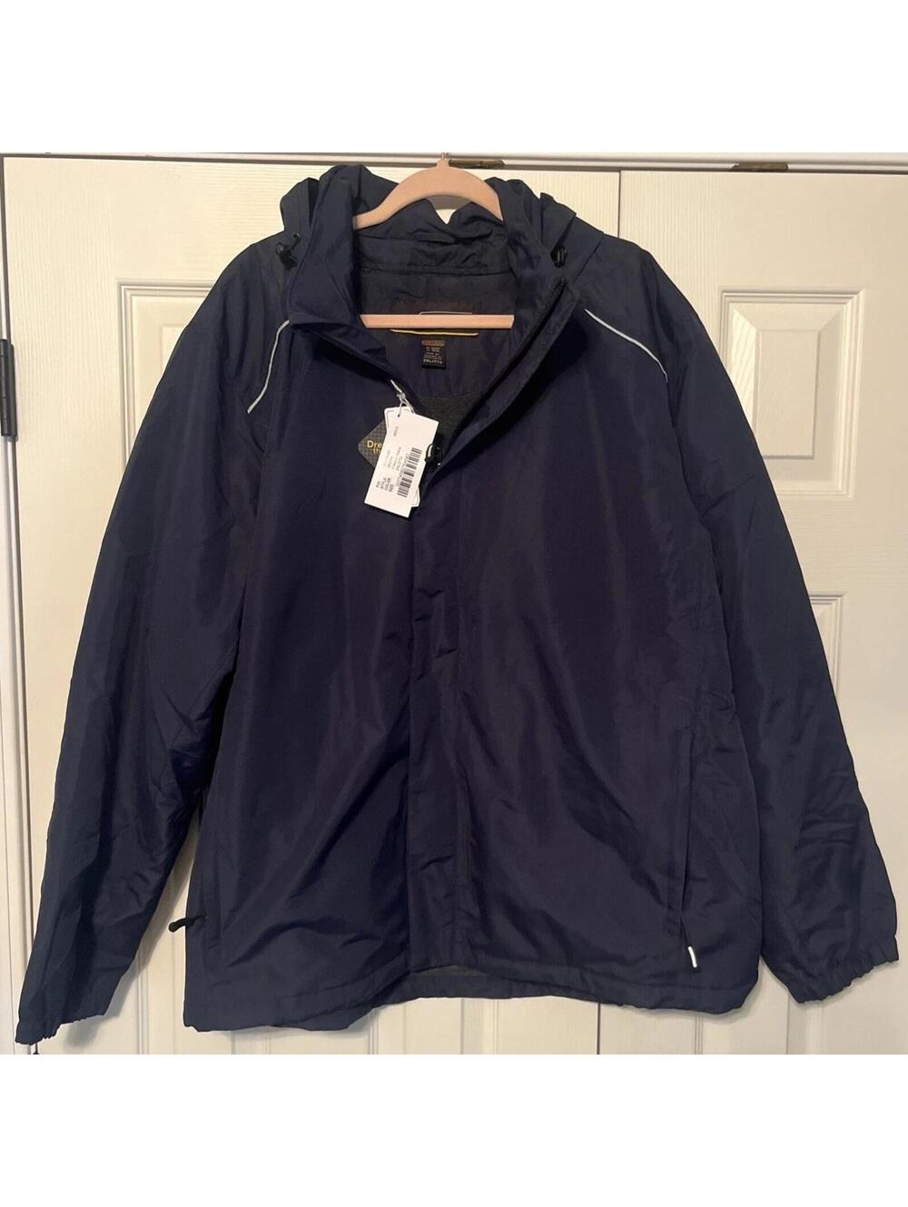 Core 365 Men's Profile Fleece-Lined All-Season Jacket (88224) - 2XL Navy New!!
